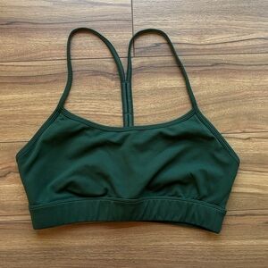Women's Green Sports Bra